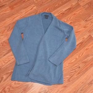 Harold's baby blue cardigan